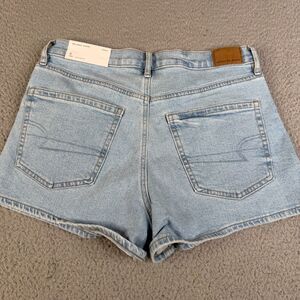 AMERICAN EAGLE Shorts Womens 6 Blue 28W Jean Strigid Relaxed Booty Stretch 30x3